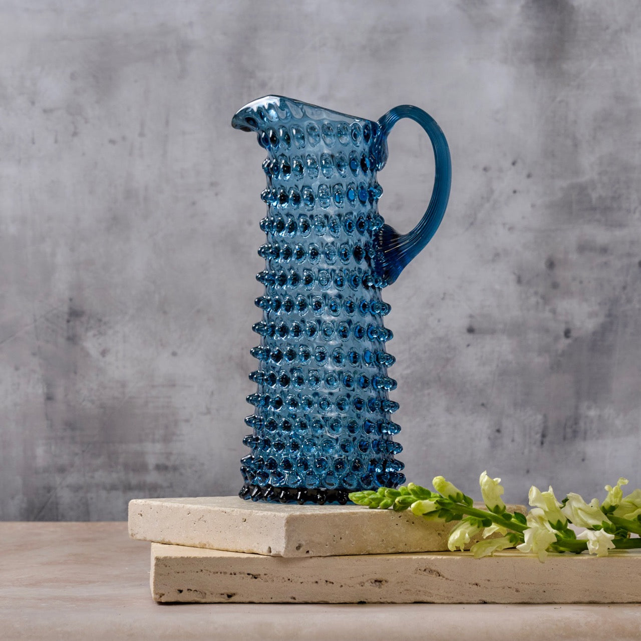 Hobnail Jug - Tall - Midnight Blue