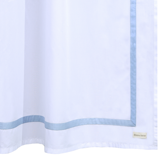 Marseille Blue & White Shower Curtain