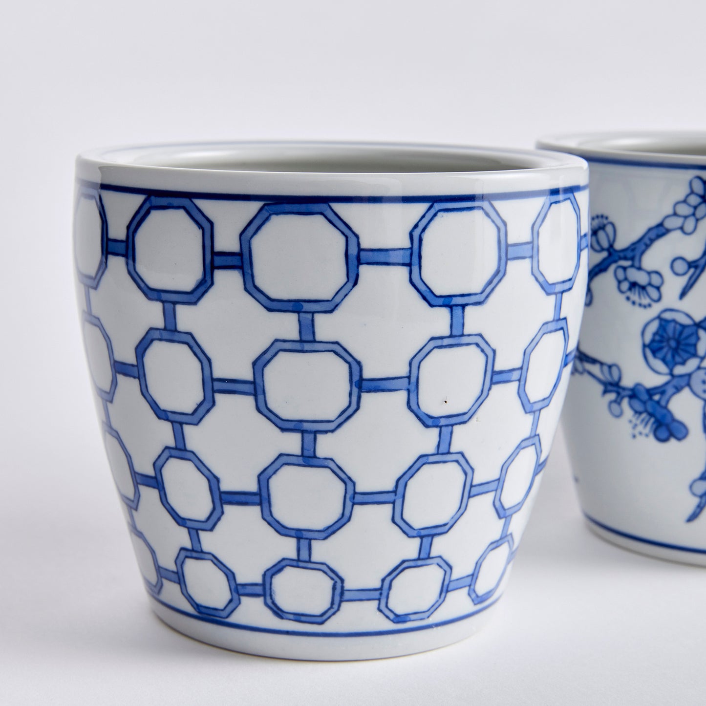 Dynasty Midi Pots, Set of 4, Blue & White