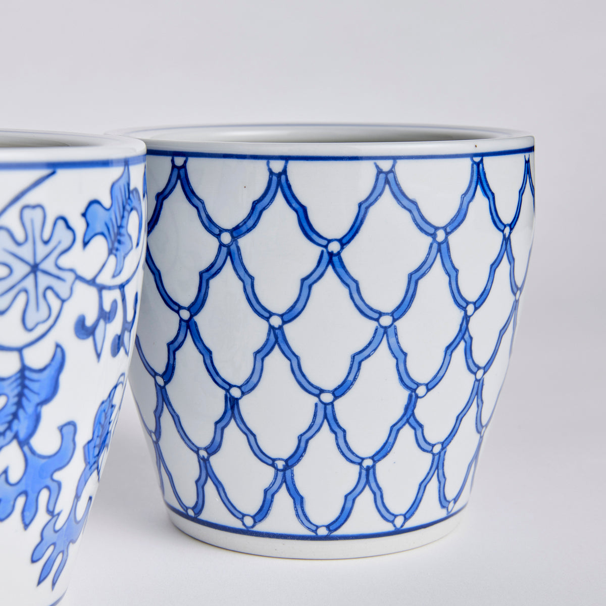 Dynasty Midi Pots, Set of 4, Blue & White