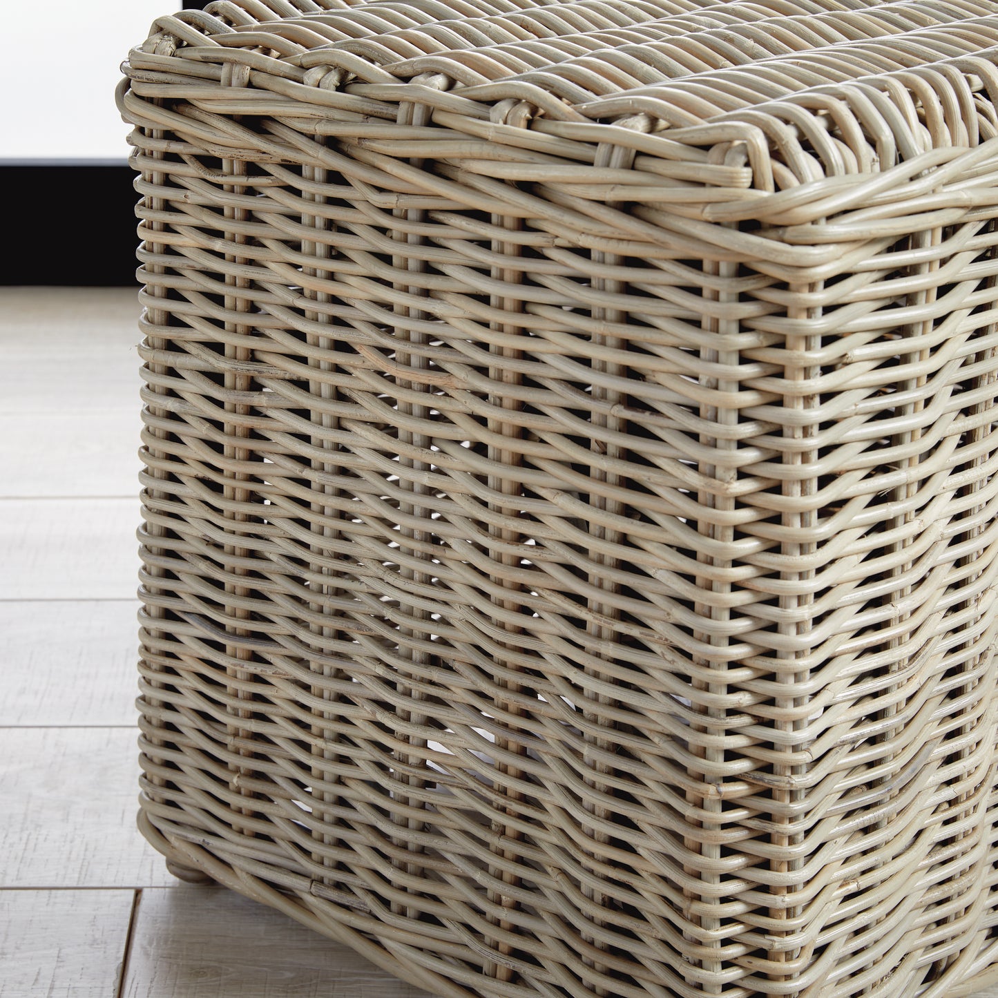 Davina Stool – Woven Kubu Rattan Side Table & Stool