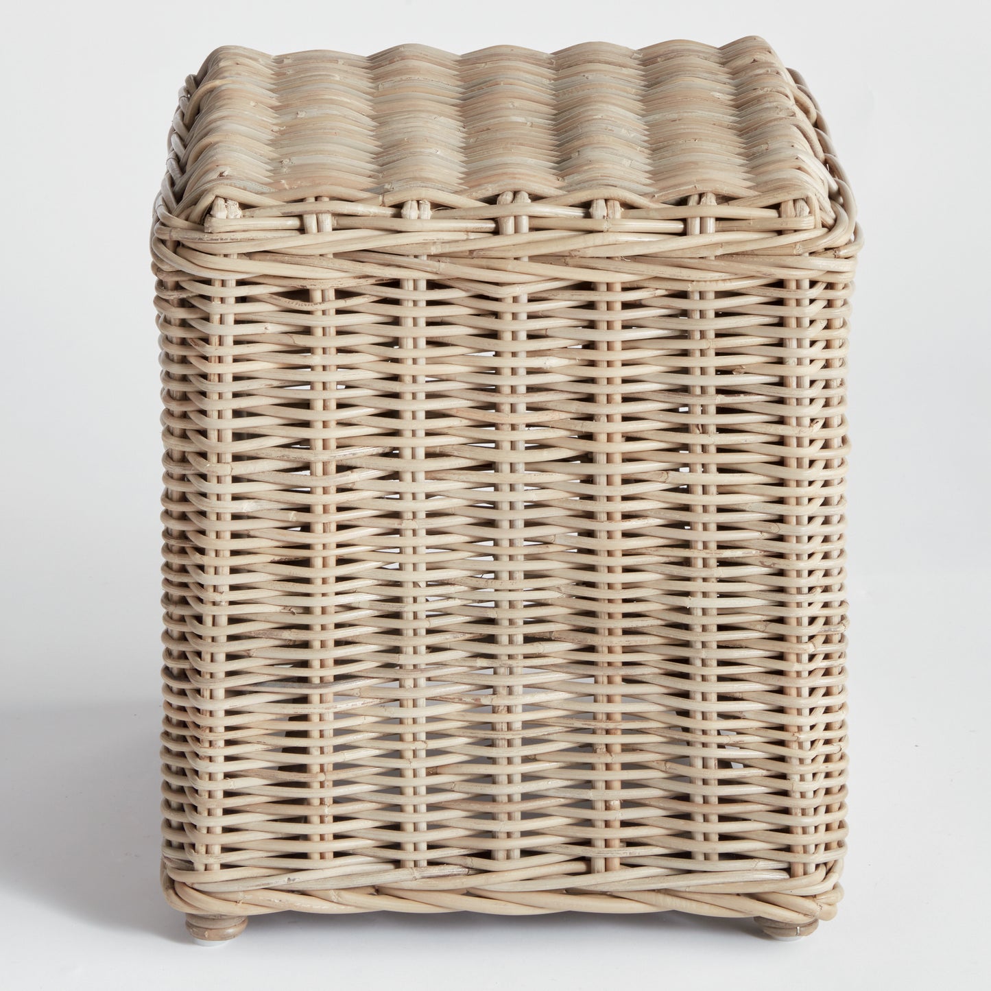 Davina Stool – Woven Kubu Rattan Side Table & Stool