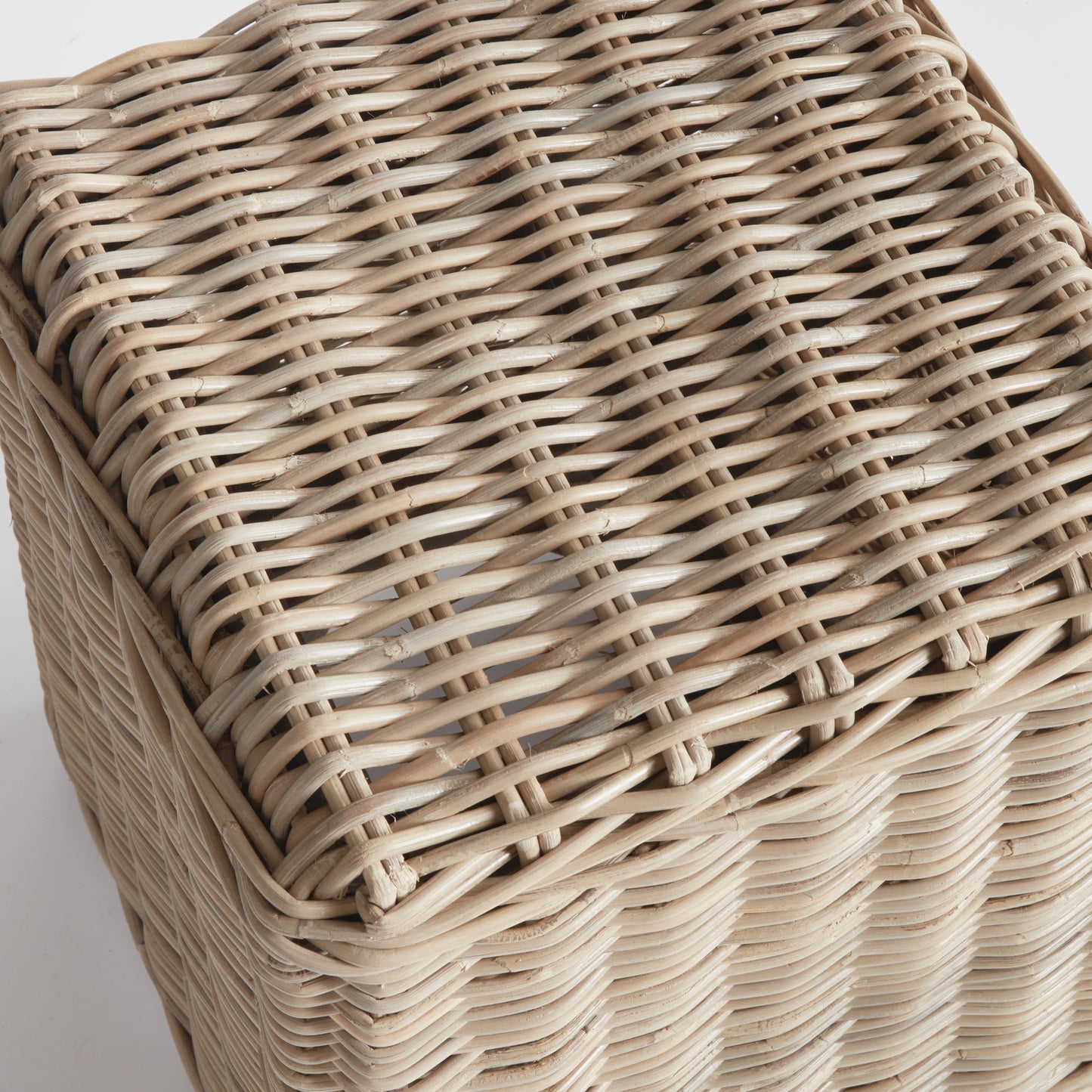 Davina Stool – Woven Kubu Rattan Side Table & Stool
