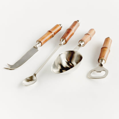 Cocktail Accessories Set of 4 - Barclay Butera Keystone Coastal Barware