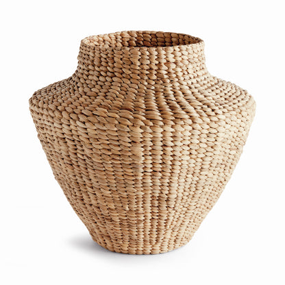 Water Hyacinth Woven Urn