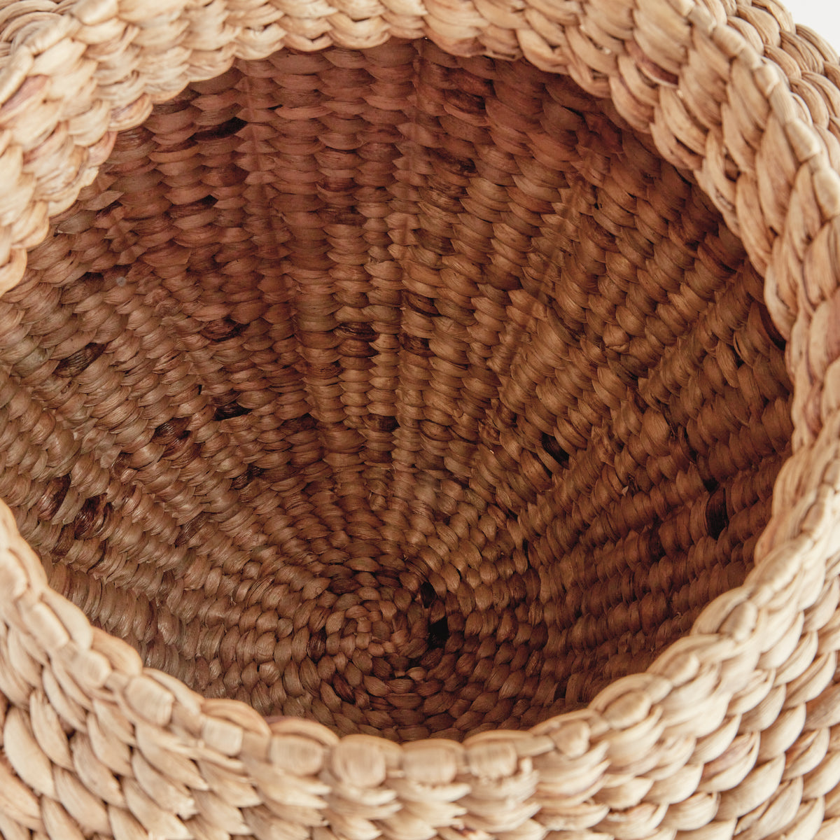 Water Hyacinth Woven Urn