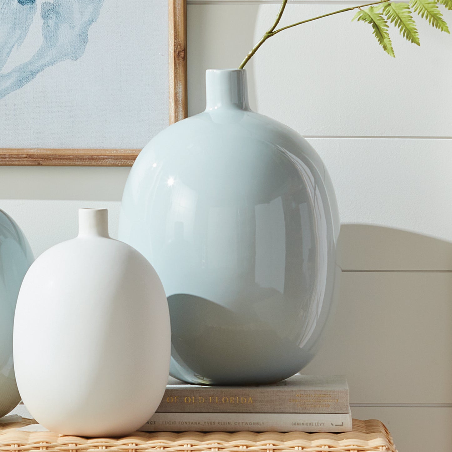 Sandbar Large Vase, Light Blue