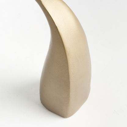Whale Tail Sculpture - Coastal Solid Aluminum Whale Tail Shelf Accent, Beach House Decor