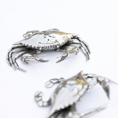 Pewter Blue Crabs Salt & Pepper Set