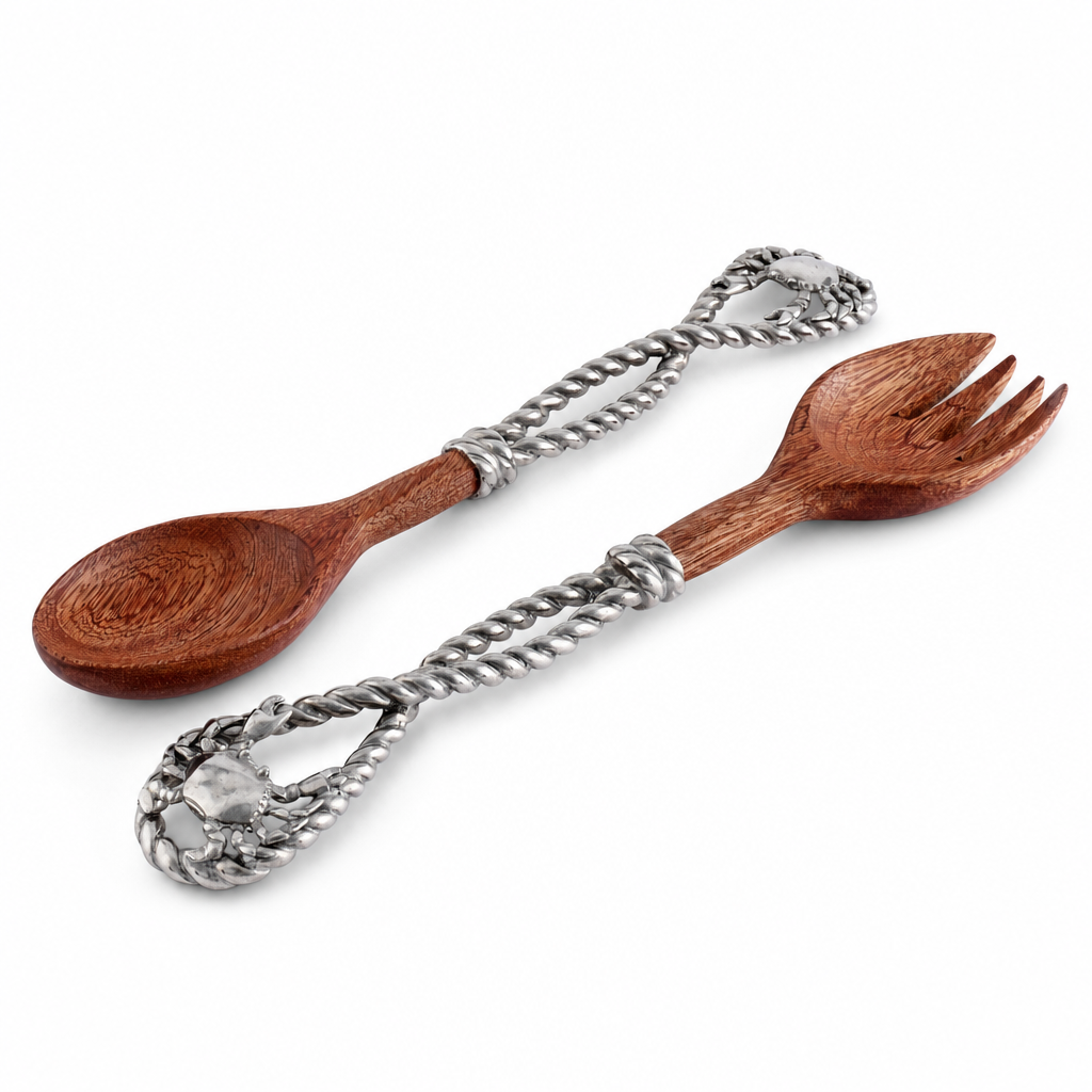 Crab & Rope Salad Server Set