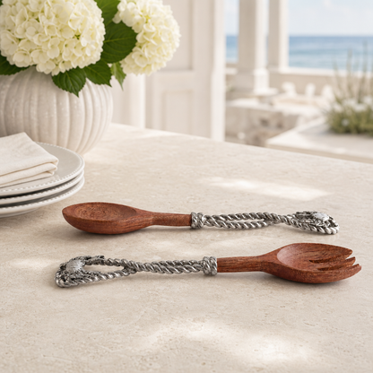 Crab & Rope Salad Server Set