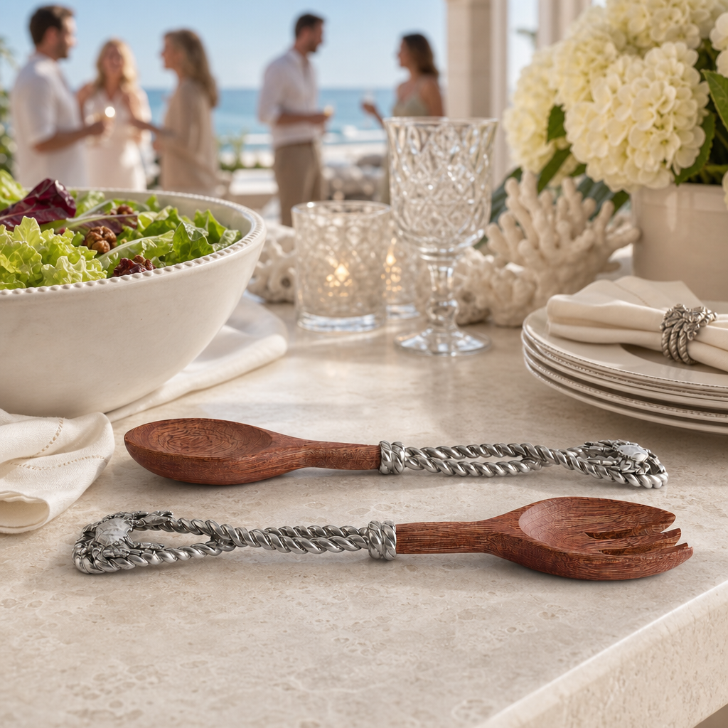 Crab & Rope Salad Server Set