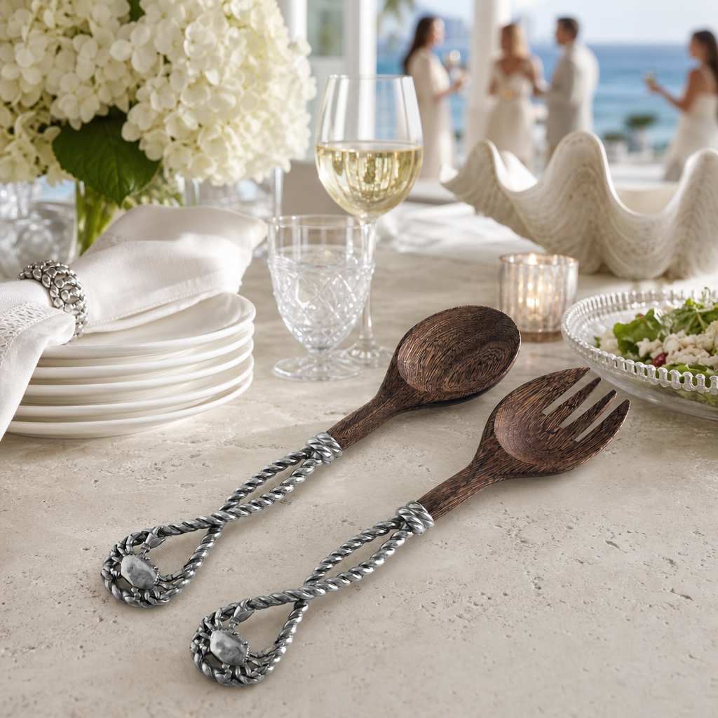 Crab & Rope Salad Server Set