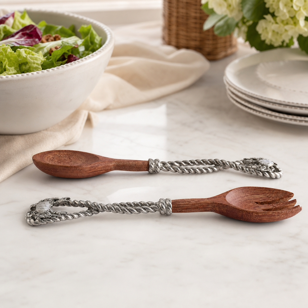 Crab & Rope Salad Server Set