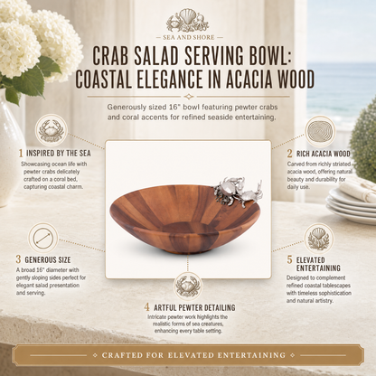 Crab Salad Serving Bowl