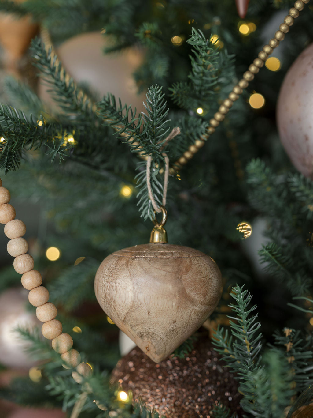 Natural Mango Wood Ornament
