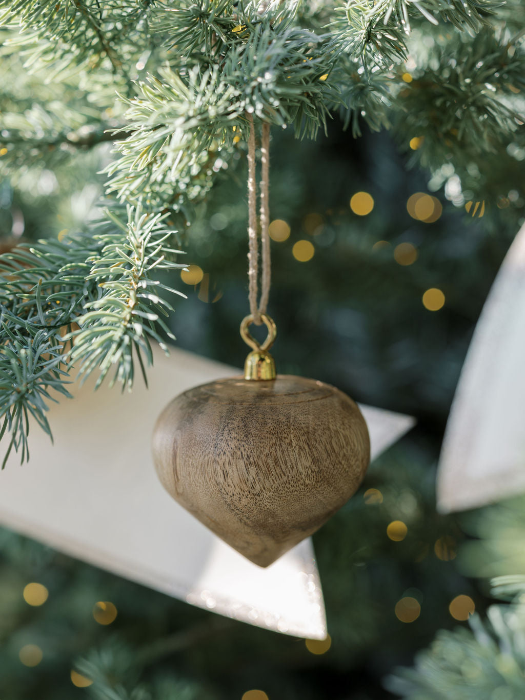 Natural Mango Wood Ornament