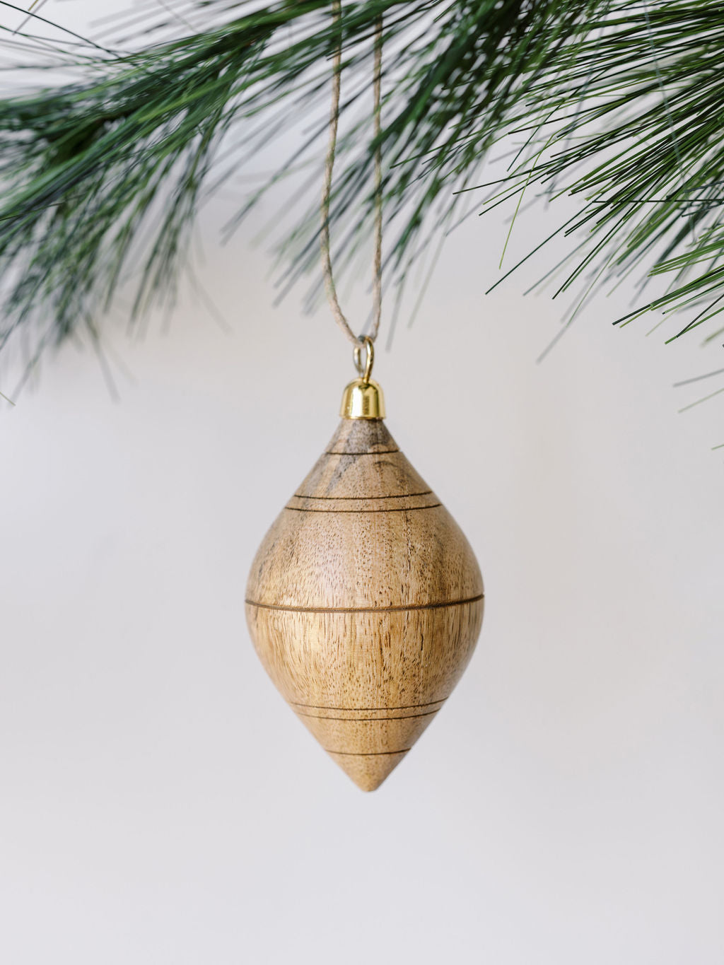 Natural Mango Wood Ornament