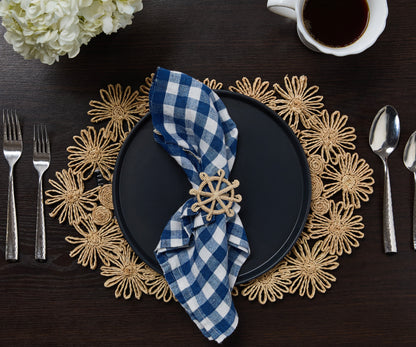 Ship Wheel Napkin Ring, Set of 4
