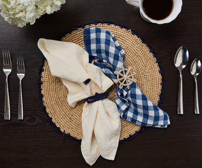 Ship Wheel Napkin Ring, Set of 4