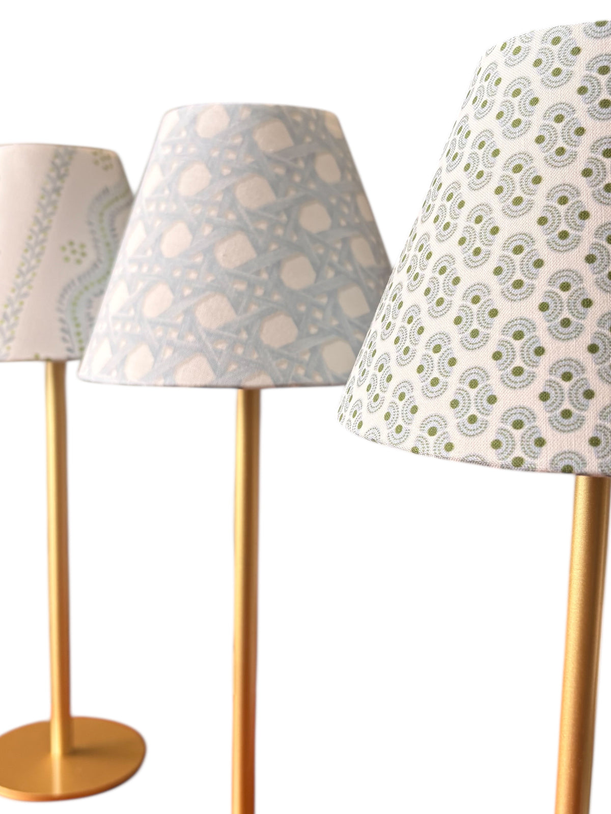 LED Lamp Shade Covers, Coastal Blue Prints