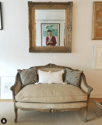 Antigua Pillow - Natural White