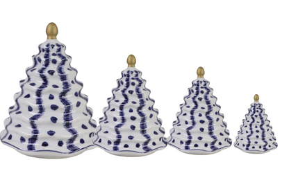 Ikat Porcelain Decorative Tree