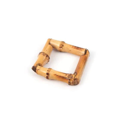 Square Bamboo Napkin Ring (Set of 4)