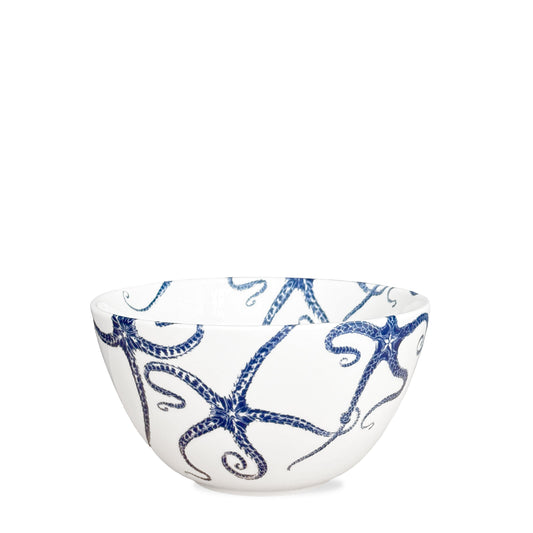 Starfish Cereal Bowl - Coastal Premium Porcelain Starfish Cereal Bowl, Beach House Entertaining & Tableware