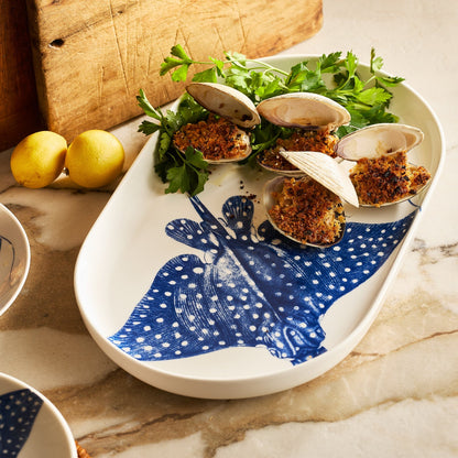 Ray the Stingray Large Coupe Oval Platter