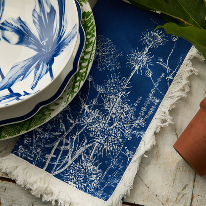 Summer Blues Dinner Napkins, Set of 4