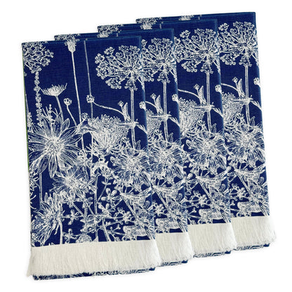 Summer Blues Dinner Napkins, Set of 4