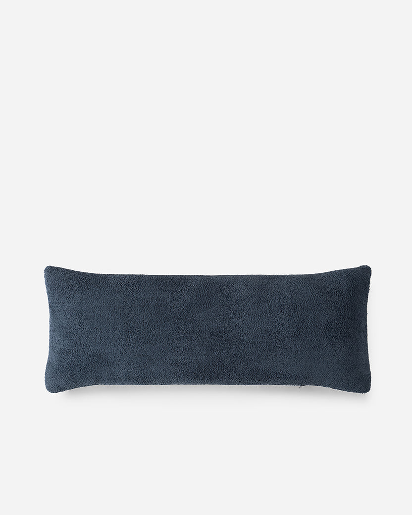 Coastal Lumbar Pillow - Snug Woven, Beach House Bedroom Decor