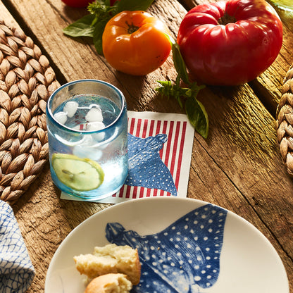 Seaside Stripes Cocktail Napkin Roll