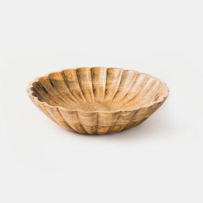 Scallop Serenity Natural Bowls, Set of 2