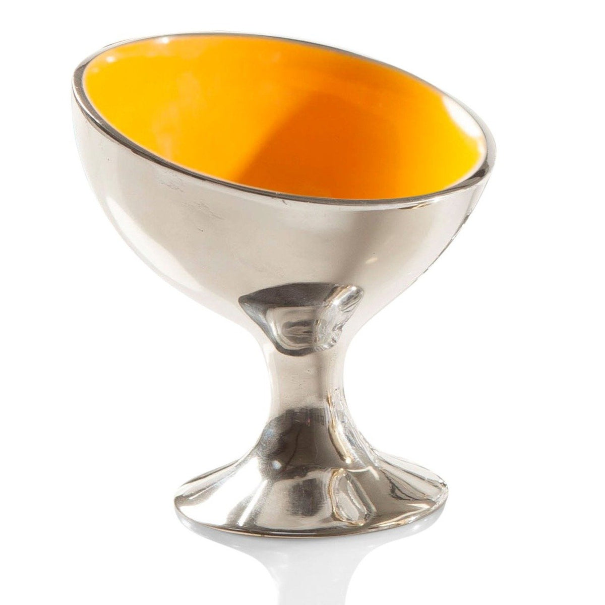 Enamel Pedestal Ice Cream & Snack Bowl – 4.5"