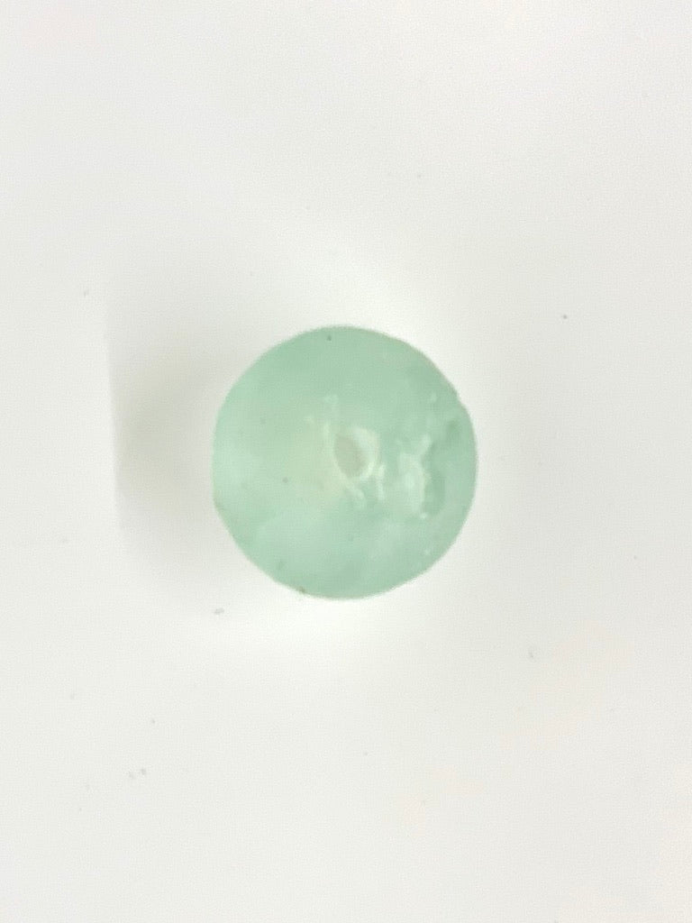 The Closed Coastline Sea Glass Bead Strand - Coastal Handcrafted Home Decor, Beach House Accent