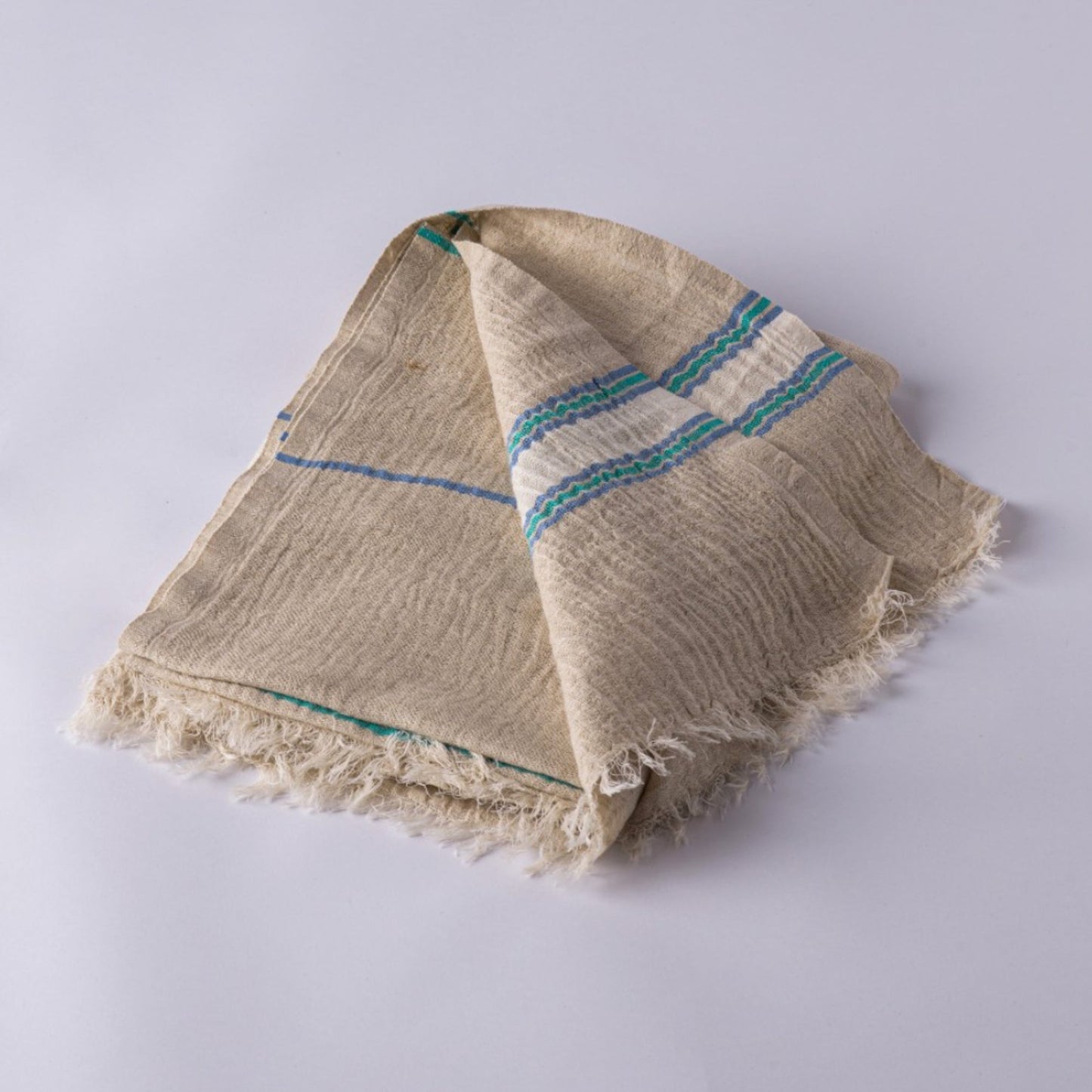 Hand loomed Muslin Linen Beach Towel