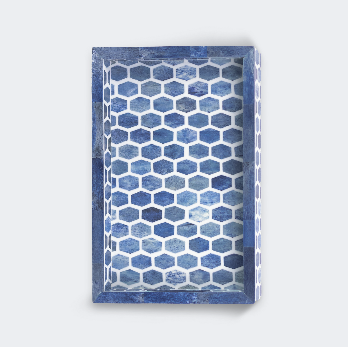 Gramercy Bone Inlay Tray & Coasters Gift Box Set