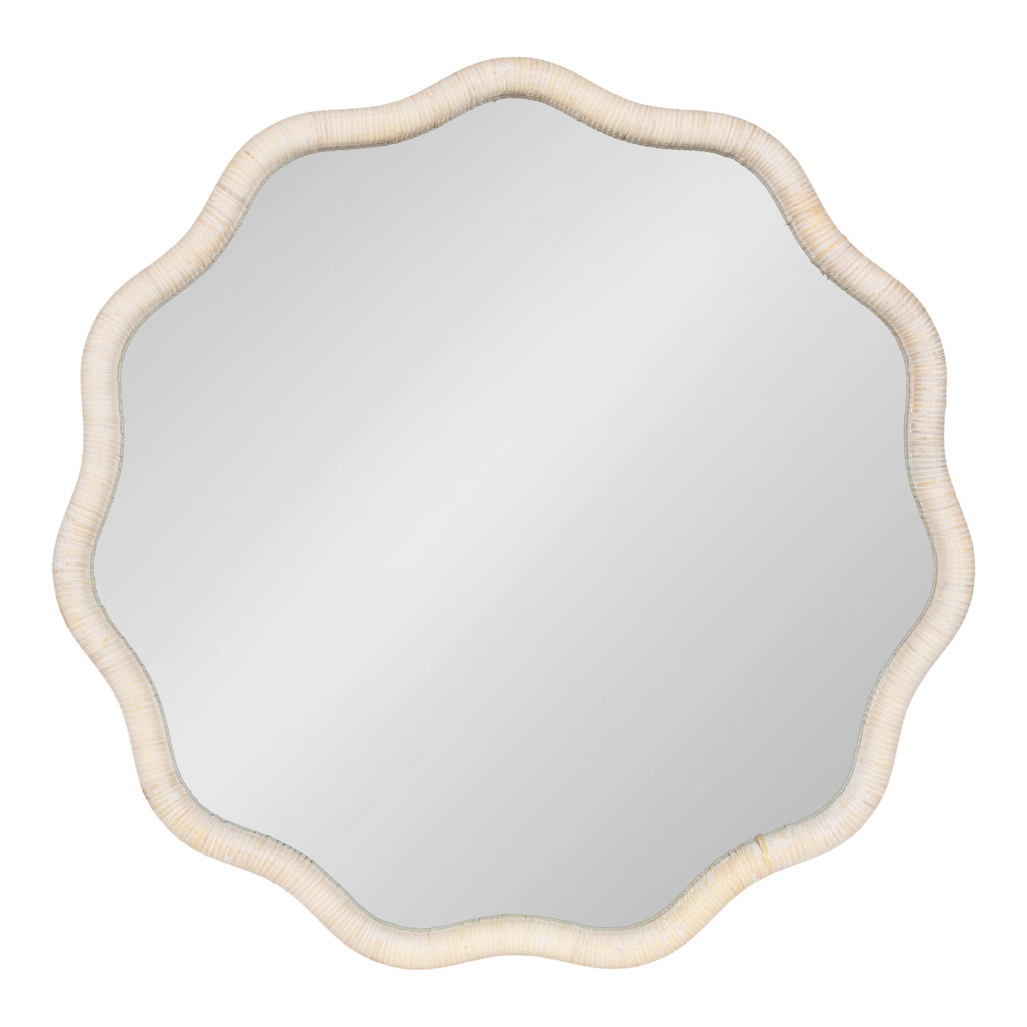 Rahfy Scallop Framed Wall Mirror