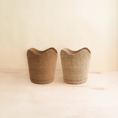 Small Natural Scallop Basket