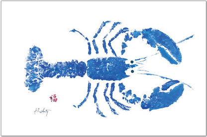 Blue Lobster Placemat | Ocean-Inspired