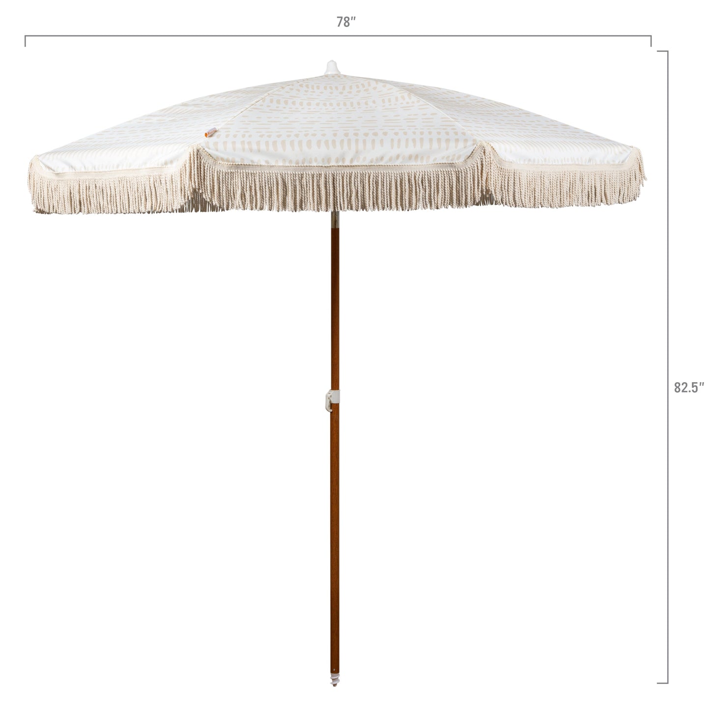 Summerland 6.5 ft. Portable Beach Umbrella - Coastal UV 50+ Sun Shade, Beach House Outdoor Entertaining