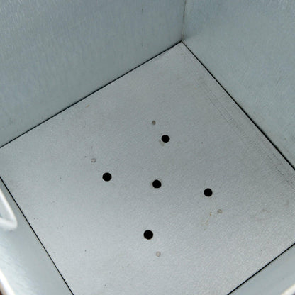 Inside of metal planter insert