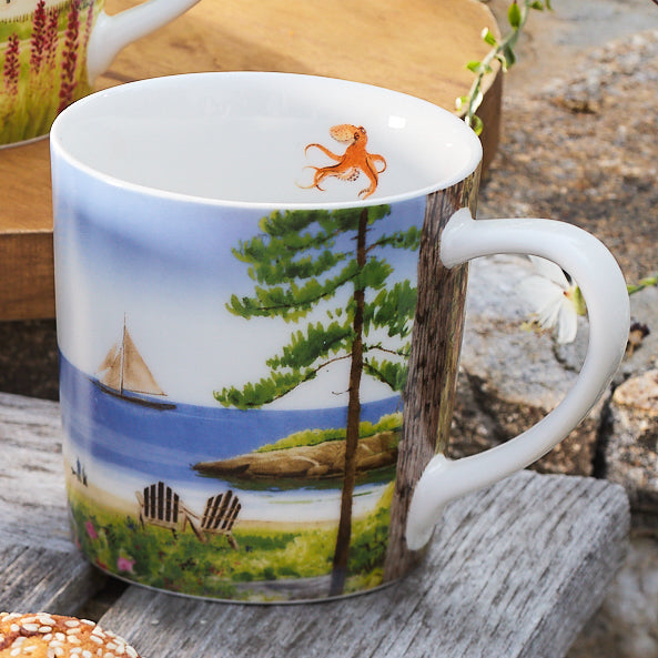 Caskata X Felix Doolittle By the Sea Mugs, Set of 4