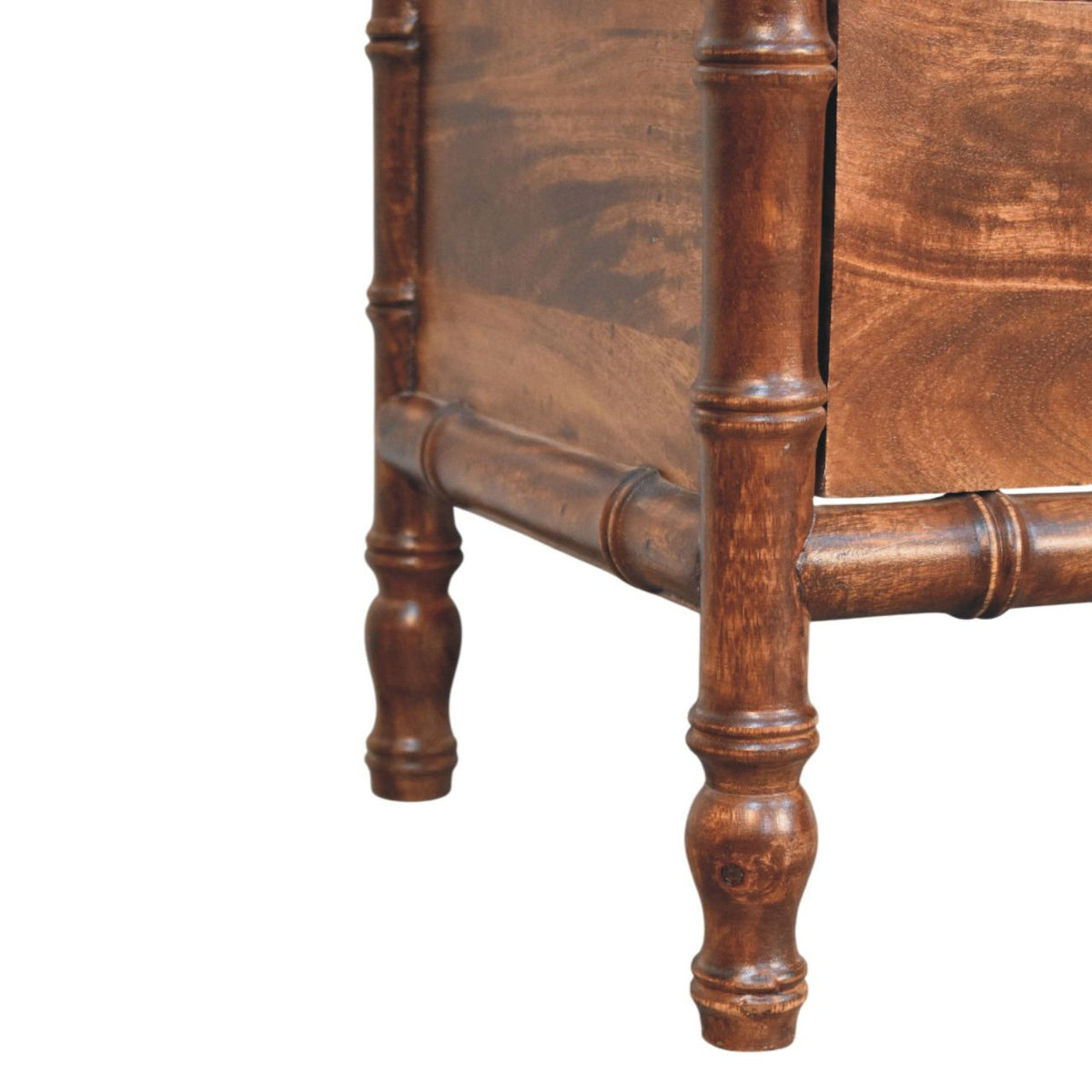 Solid Wood Bamboo Frame Nightstand