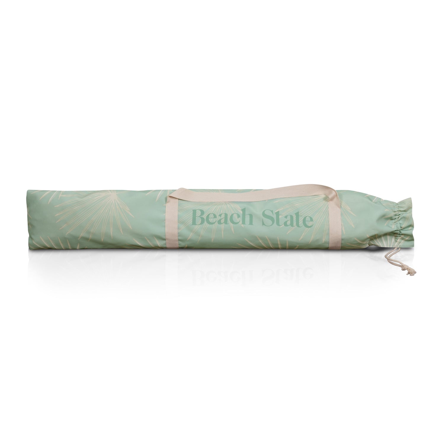 Summerland 6.5 ft. Portable Beach Umbrella - Coastal UV 50+ Sun Shade, Beach House Outdoor Entertaining