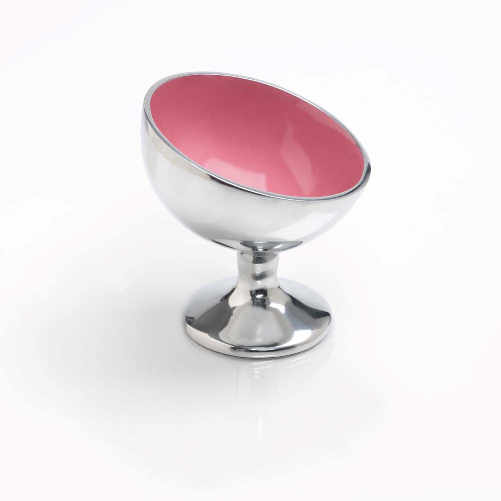 Enamel Pedestal Ice Cream & Snack Bowl – 4.5"