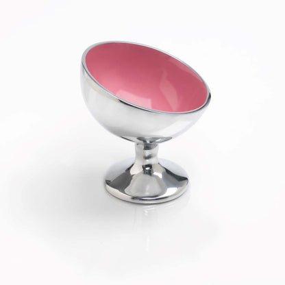 Enamel Pedestal Ice Cream & Snack Bowl – 4.5"
