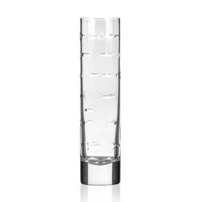 School of Fish Etched Glassware